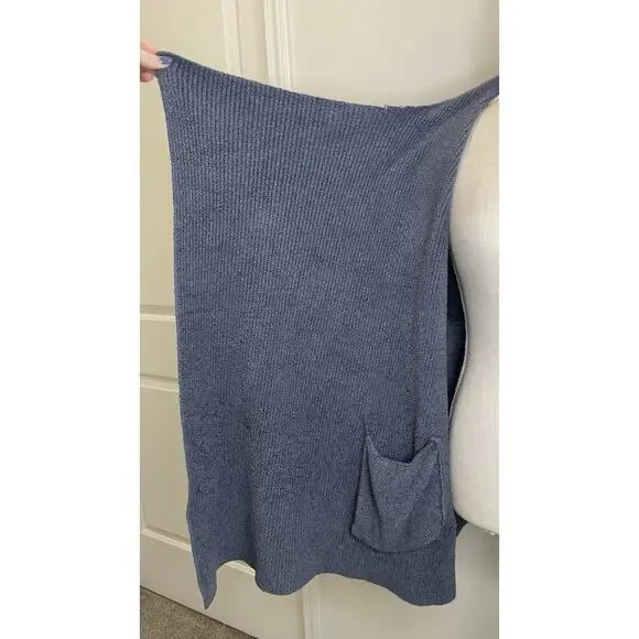 Barefoot Dreams Petite CozyChic Lite Ribbed Island Wrap Cardigan A670477 3X - Picture 4 of 9